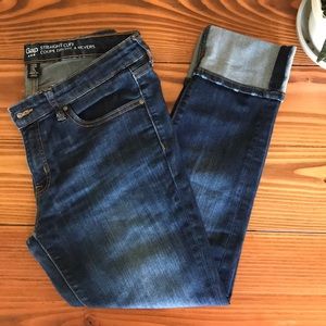 Gap straight cuff jeans